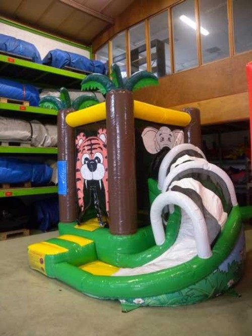 Springkussen Mini tijger met slide 